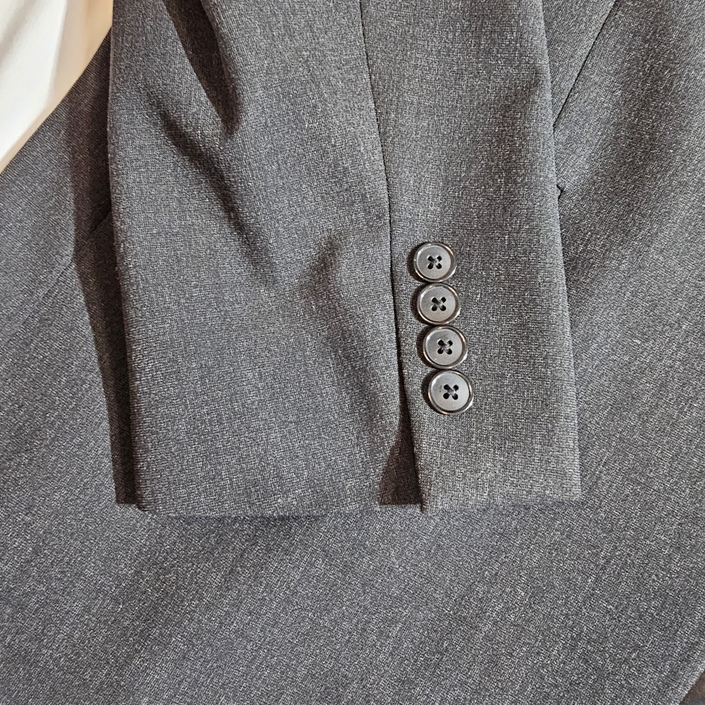 Van Heusen "Flex Slim Fit" 2-Button Suit Blazer Charcoal Gray 48R - Picture 3 of 6